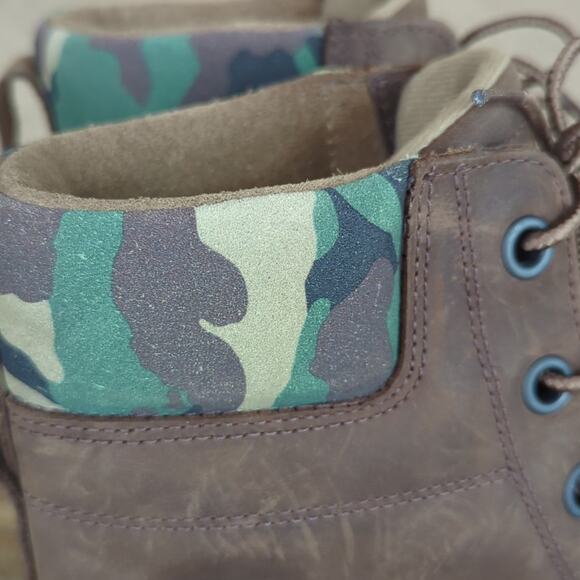 J. Crew / Sorel Cheyanne Tobacco  Men's Waterproof Camo Duck Boots Size 12 - Picture 4 of 14